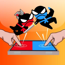 Icono de salta ninja batalla 2 jugador