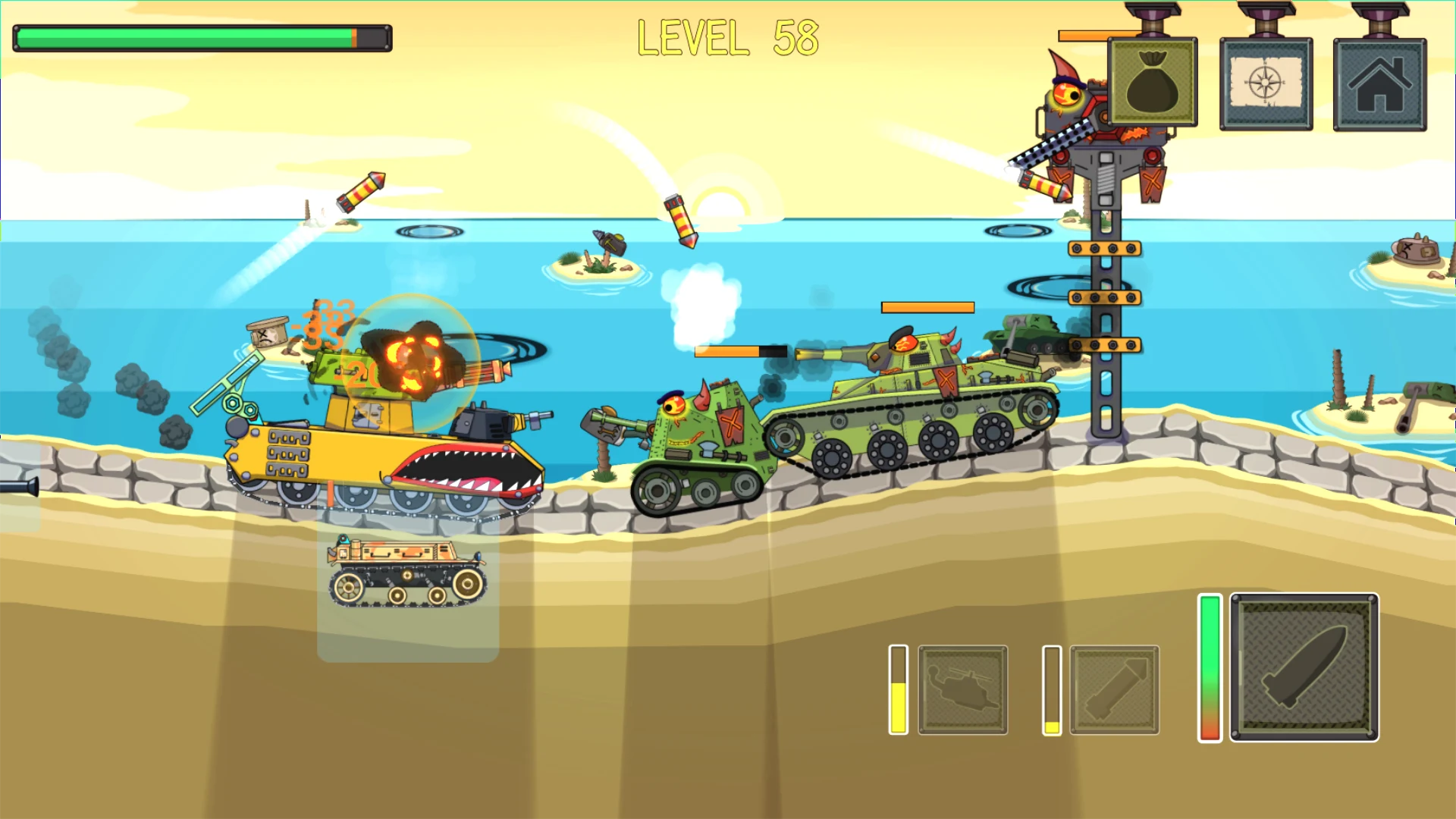 TankCraft 2: Hell Bosses War screenshot