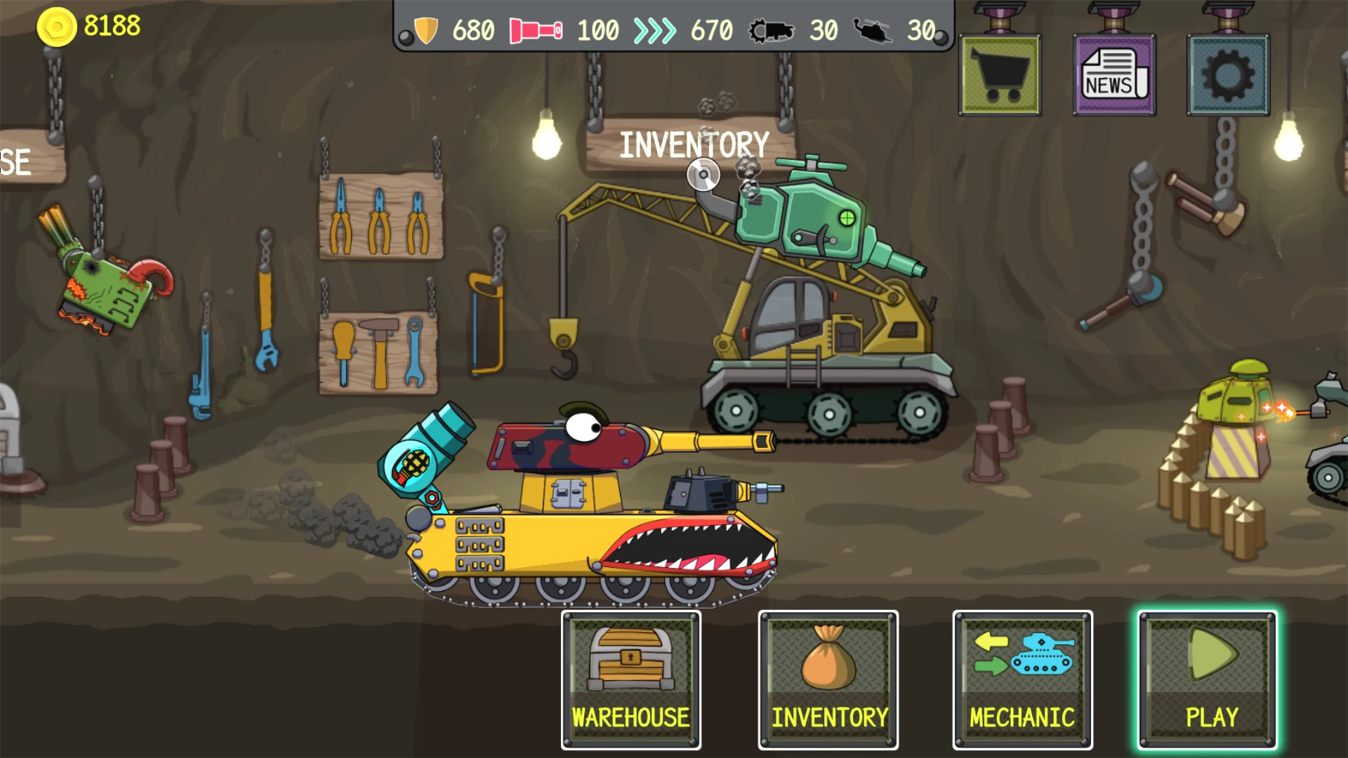 TankCraft 2: Hell Bosses War screenshot