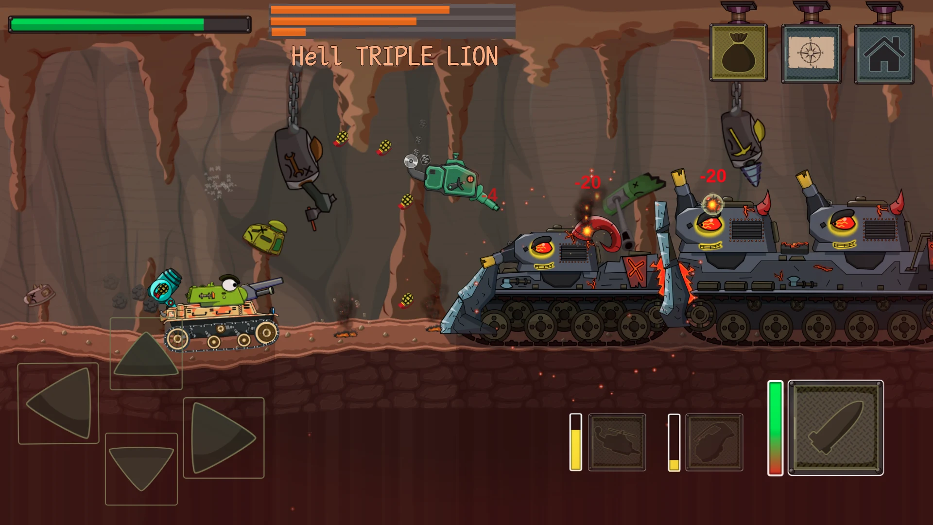 TankCraft 2: Hell Bosses War screenshot