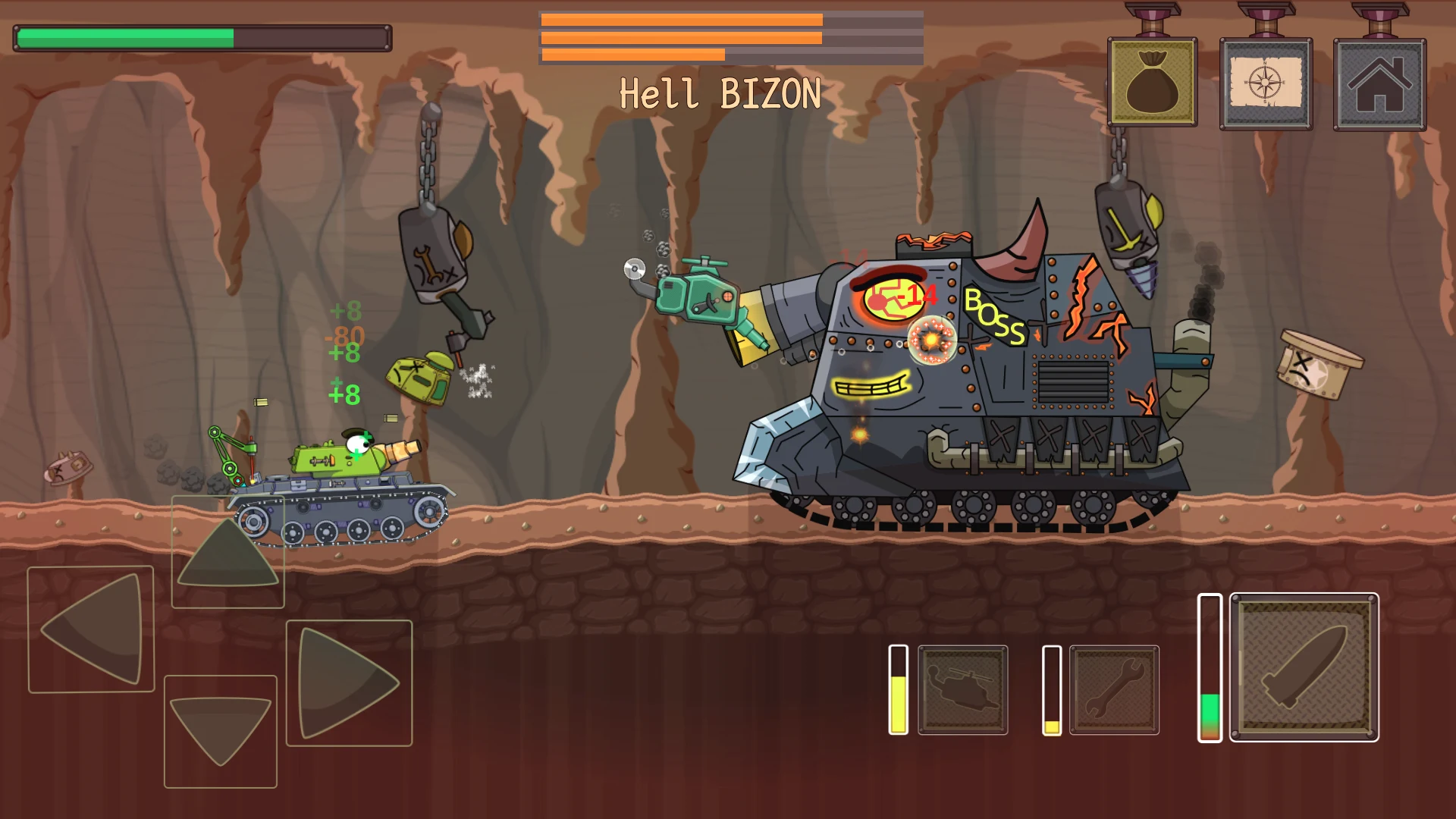 TankCraft 2: Hell Bosses War screenshot