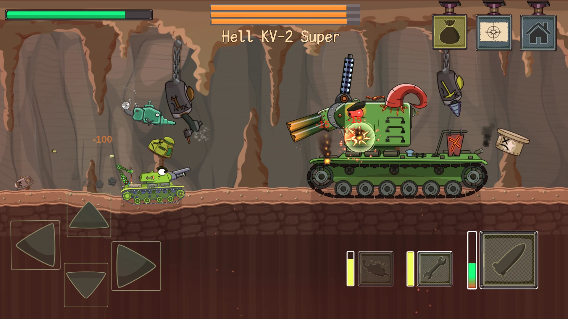 TankCraft 2: Hell Bosses War screenshot