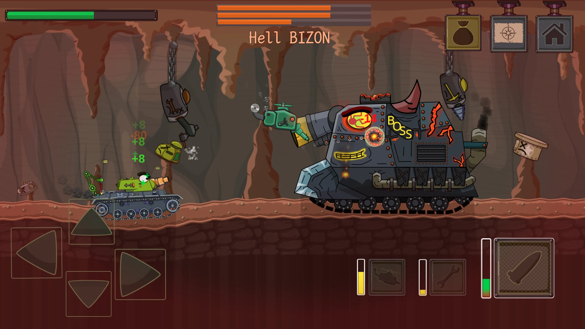 TankCraft 2: Hell Bosses War screenshot