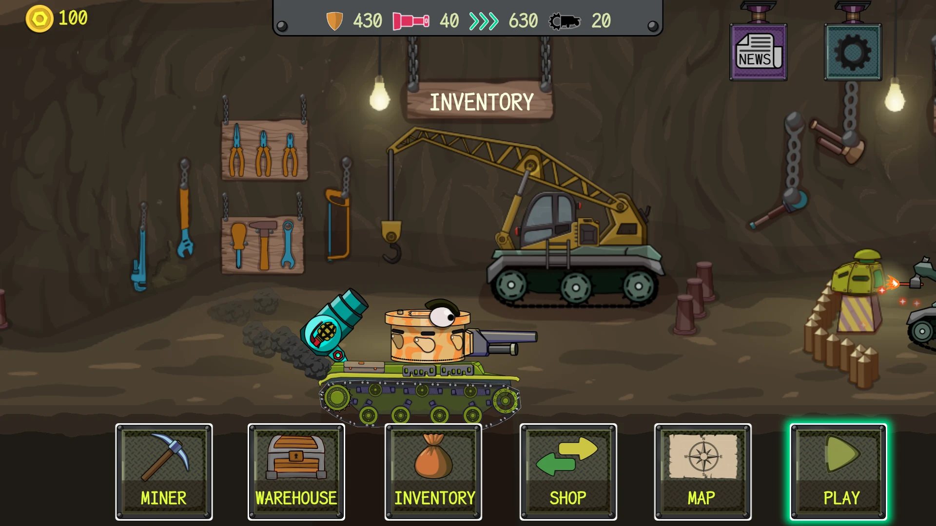 TankCraft 2: Hell Bosses War screenshot